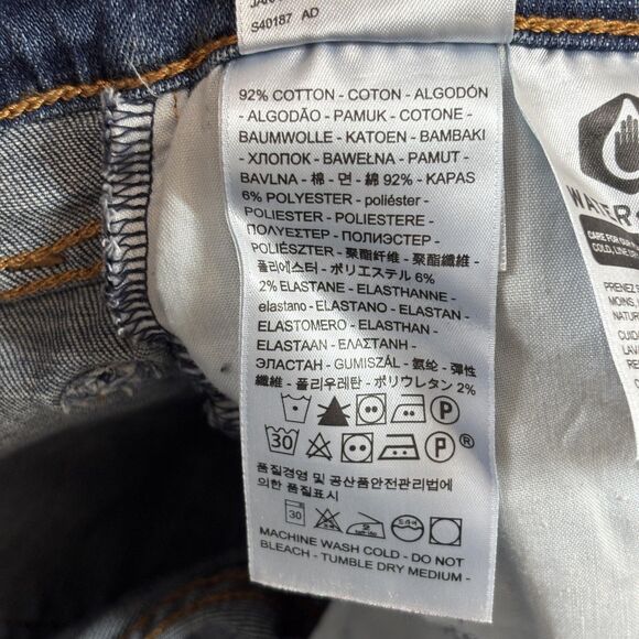 Levis Jeans Women's 26 Blue Wedgie Straight Button Fly High Rise Denim Pants - Picture 13 of 14